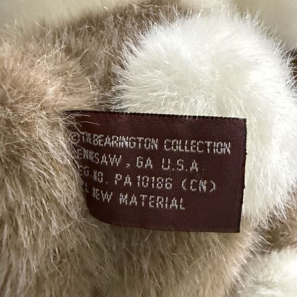 Bearington Collection Bunny Rabbit Stuffed Big Pot Belly Jointed - Picture 5 of 6